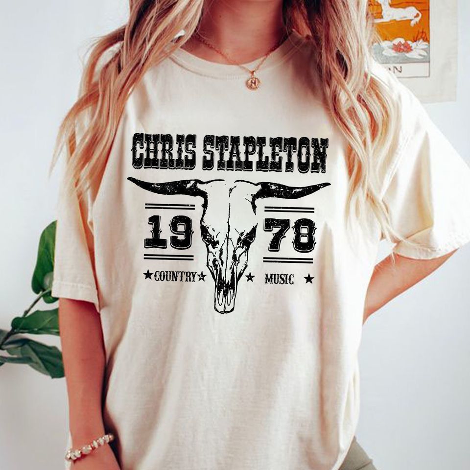 Chris Stapleton Estd 1978 Tshirt Chris Stapleton Bullhead